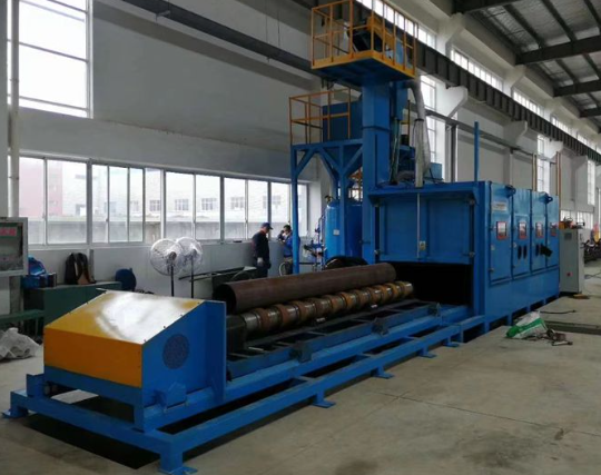 浦东喷砂机在管道除锈中的现场施工应用